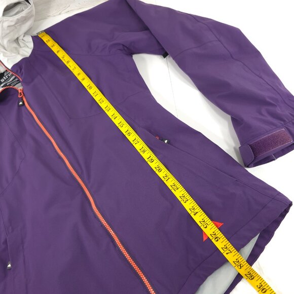 STRAFE Silver Queen WOMEN'S SIZE MED Snow Ski PURPLE Jacket Hooded Polartec - Picture 15 of 16